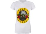 Guns N Roses - Maglietta "Classic Logo"" Da Donna RO786 (M) (Bianco)"