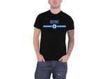 Ac/Dc - Maglietta Logo Per Uomo/Donna Unisex RO1844 (S) (Nero/Blu)