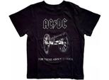 Ac/Dc - Maglietta "About To Rock"" Per Bambini RO194 (104) (Nero)"
