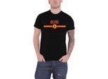 Ac/Dc - Maglietta Logo Per Uomo/Donna Unisex RO1844 (Xl) (Nero/Rosso)