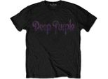 Deep Purple - Maglietta Logo Per Uomo/Donna Unisex RO2399 (M) (Nero)
