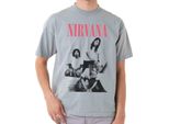 Nirvana - Maglietta "Bathroom"" Per Uomo/Donna Unisex RO358 (L) (Grigio)"