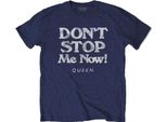 Queen - Maglietta "Don't Stop Me Now"" Per Uomo/Donna Unisex RO591 (M) (Blu Navy)"