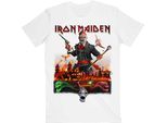 Iron Maiden - Maglietta "Legacy Of The Beast Live In Mexico City"" Per Bambini/Donne Unisex RO950 (Xl) (Bianco)"