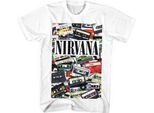 Nirvana - Maglietta Per Uomo/Donna Unisex RO273 (M) (Bianco)