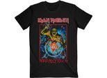 Iron Maiden - "World Piece Tour '84 V.1."" Maglietta Uomo/Donna Unisex RO999 (Xxl) (Nero)"