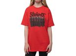 Slipknot - Maglietta "Infected Goat"" Per Bambini RO242 (128) (Rosso)"
