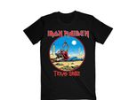 Iron Maiden - Maglietta "The Beast Tames Texas"" Per Uomo/Donna Unisex RO961 (L) (Nero)"