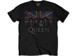 Queen - T-Shirt Uomo/Donna Unisex RO1031 (S) (Nero)