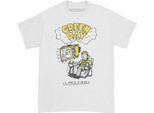 Green Day - Maglietta "Longview Doodle"" Per Uomo/Donna Unisex RO1218 (Xxl) (Bianco)"