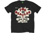The Beatles - Maglietta "Hey Jude/Revolution"" Per Uomo/Donna Unisex RO1251 (S) (Nero)"