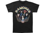 Ramones - T-Shirt Uomo/Donna Unisex RO1228 (L) (Nero)