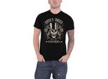Guns N Roses - Maglietta "Top Hat, Skull & Pistols Las Vegas"" Per Uomo/Donna Unisex RO1599 (L) (Nero)"