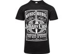 Johnny Cash - Maglietta "Music Rebel"" Per Uomo/Donna Unisex RO1320 (Xl) (Nero)"