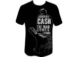 Johnny Cash - Maglietta "The Man Comes Around"" Per Uomo/Donna Unisex RO1321 (L) (Nero)"