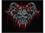 Slayer - Taglia Standard - Toppa "Demonic"" - Poliestere RO1386 (Taglia Unica) (Nero/Rosso/Grigio)"