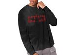 Batman - Maglietta Logo Uomo/Donna Unisex Manica Lunga RO3928 (L) (Nero)