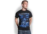 Iron Maiden - Maglietta "Final Frontier Album Spaceman"" Per Uomo/Donna Unisex RO1966 (M) (Nero/Blu)"