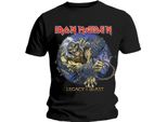 Iron Maiden - Maglietta "Eddie Chained Legacy"" Per Uomo/Donna Unisex RO1636 (L) (Nero)"