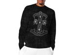 Guns N Roses - Maglietta Uomo/Donna Unisex Manica Lunga RO4342 (L) (Nero/Bianco)