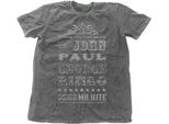 The Beatles - Maglietta "Mr Kite"" Per Uomo/Donna Unisex RO2025 (L) (Antracite)"