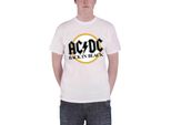 Ac/Dc - Maglietta "Back In Black"" Per Uomo/Donna Unisex RO190 (S) (Bianco)"