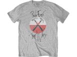 Pink Floyd - Maglietta Logo "The Wall Faded"" Per Uomo/Donna Unisex RO2148 (S) (Grigio)"