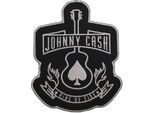 Johnny Cash - Chitarra - Patch - Cotone RO4833 (Taglia Unica) (Nero/Grigio)