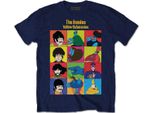 The Beatles - Maglietta "Yellow Submarine"" Per Bambini/Donne Unisex RO2306 (Xl) (Marineblau)"
