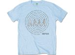The Beatles - Maglietta "Abbey Road Songs Swirl"" Per Bambini/Donne Unisex RO2180 (Xl) (Hellblau)"