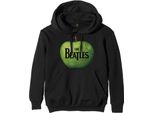 The Beatles - Felpa Con Cappuccio Logo Per Uomo/Donna Unisex RO2345 (L) (Nero)