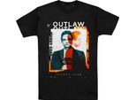 Johnny Cash - Maglietta "Outlaw"" Per Uomo/Donna Unisex RO2377 (Xl) (Nero)"