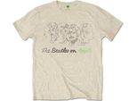 The Beatles - Maglietta "On Apple"" Per Uomo/Donna Unisex RO2389 (Xl) (Sand)"
