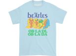 The Beatles - Maglietta "Ob-La-Di"" Per Uomo/Donna Unisex RO442 (Xl) (Blu Pallido)"