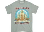 Iron Maiden - Maglietta "Powerslave Egypt"" Per Uomo/Donna Unisex RO928 (M) (Screziato/Grigio)"