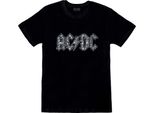 Ac/Dc - Maglietta Logo Per Uomo/Donna Unisex RO561 (Xxl) (Nero)