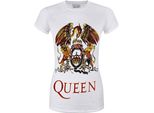 Queen - Maglietta "Classic"" Da Donna RO828 (Xxl) (Bianco)"