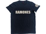 Ramones - T-Shirt Unisex Uomo/Donna RO819 (M) (Blu Navy)