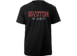 Led Zeppelin - Maglietta Logo Per Uomo/Donna Unisex RO907 (Xxl) (Nero)