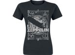 Led Zeppelin - Maglietta "LZ1"" Da Donna RO944 (Xxl) (Nero)"