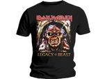 Iron Maiden - Maglietta "Legacy Aces"" Per Uomo/Donna Unisex RO990 (L) (Nero)"