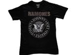 Ramones - T-Shirt Decorata Per Uomo/Donna Unisex RO4696 (S) (Nero)
