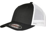 Flexfit - Cappellino Trucker In Materiale Riciclato Per Uomo/Donna Unisex RW8925 (Taglia Unica) (Nero/Bianco)