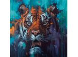 Frank Pretorius - Leinwanddruck "Rinsi The Almighty"" PM6263 (60 Cm X 60 Cm) (Blau/Braun)"