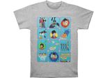 The Beatles - Maglietta "Yellow Submarine"" Per Uomo/Donna Unisex RO4197 (L) (Grigio Screziato)"