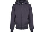 Build Your Brand - Felpa Con Cappuccio "Basic"" Con Zip A Tutta Lunghezza Per Bambini RW8949 (158-164) (Blu Navy)"