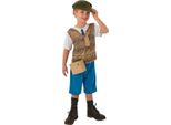 Bristol Novelty - Costume - Ragazzi BN5144 (104) (Marrone/Blu/Bianco)