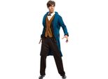 Animali Fantastici E Dove Trovarli - Costume ''Deluxe'' ''Newt Scamander'' - Uomo BN5267 (Xl) (Blu/Marrone)