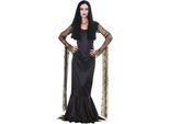 La Famiglia Addams - Abito In Costume '' Morticia Addams'' - Donna BN5210 (L) (Nero)