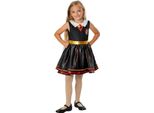 Harry Potter - Abito In Costume - Ragazze BN5436 (104) (Nero/Oro)